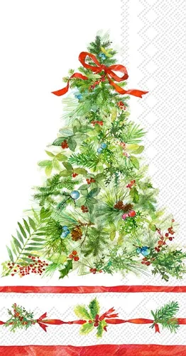 Miniatura 4 de Juegos de toallas de mano navideñas: toallas de mano de papel desechables de calidad con temas navideños, 32 toallas de invitados por juego