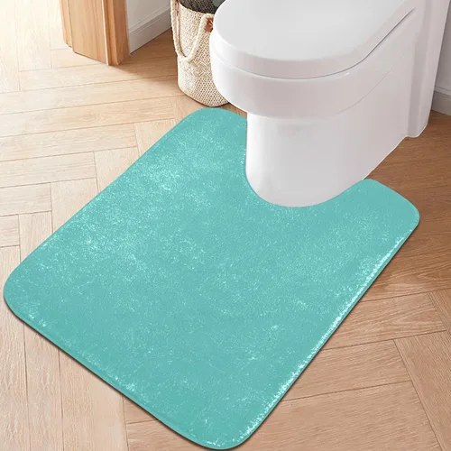 Miniatura 75 de Alfombra de baño amarilla, suave, absorbente, lavable a máquina, juego de alfombras de baño antideslizantes para puerta de baño, dormitorio