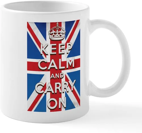 Miniatura 14 de CafePress Born American, British By Hea Taza de café de cerámica de 11 oz (11.0 fl oz)
