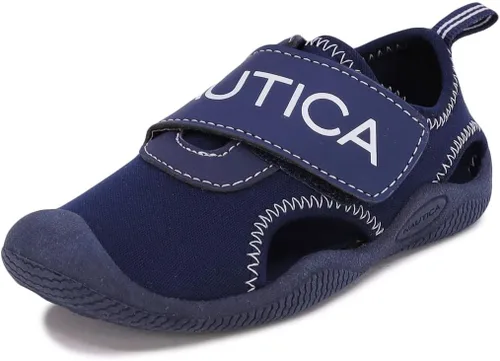 Nautica Zapatos acuáticos protectores para niños, sandalias deportivas cómodas con punta cerrada para niños y niñas (jóvenes, niños grandes, niños