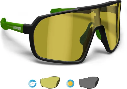 Miniatura 20 de Bertoni Deportes Ciclismo MTB Gafas De Sol Hombres Mujeres Antivaho Lente Óptica RX Portador Acc. - GEMINI NUEVO Portador de lentes ópticas