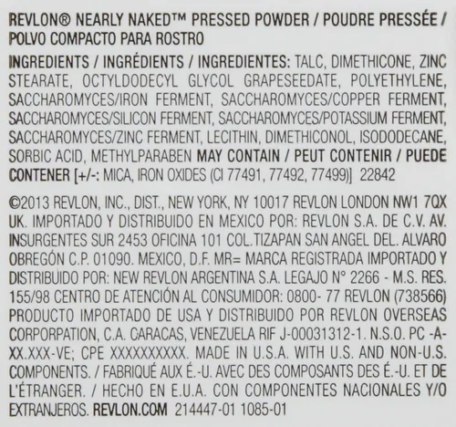 Miniatura 2 de Revlon Polvo prensado Nearly Naked - Ligero - 0.28 oz Claro