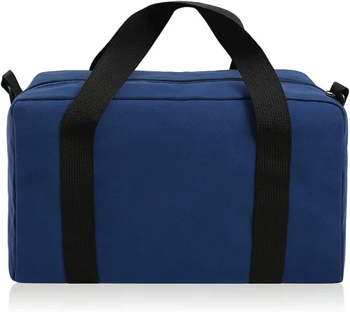 Miniatura 12 de Bolsa de herramientas pequeña, bolsa organizadora de herramientas de boca ancha con parte superior cerrada, bolsas de herramientas de gran capacidad