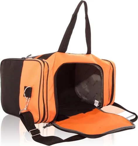Miniatura 6 de Bolsa de lona, de DALIX, para el gimnasio, para viajar, 17 pulgadas