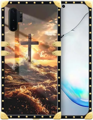 Miniatura 23 de Funda compatible con Samsung Galaxy Note 10 Plus, hermosa mariposa para mujeres y niñas, TPU suave a prueba de golpes, funda cuadrada protectora