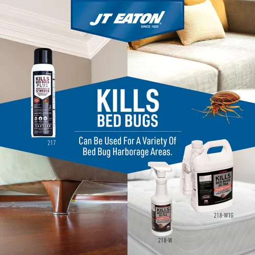 Miniatura 4 de JT Eaton Mata las chinches de cama Ultra Spray, chinches de cama a base de agua y asesino de insectos – Grado profesional, galón con rociador