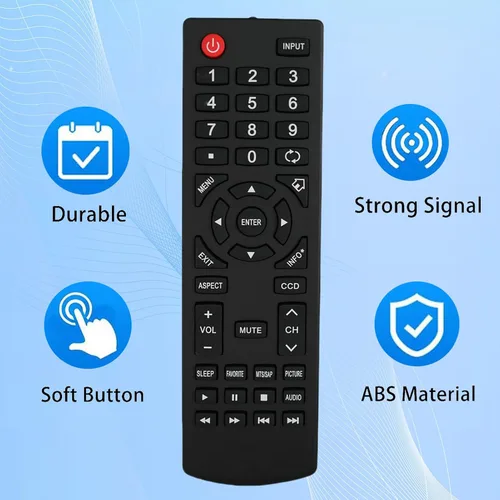 Miniatura 3 de Mando a distancia de repuesto para Insignia NS-28D310NA15 NS-28E200NA14 NS-26L450A11 NS-55E560A11 LCD LED HDTV TV