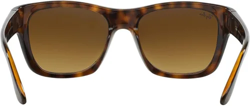 Miniatura 7 de Ray-Ban Gafas de sol unisex con montura Habana ligera, lentes degradadas marrones, 2.087 in