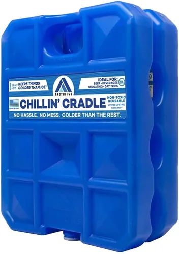 Miniatura 2 de Artic Ice Chillin' Cradle Series, paquete de hielo reutilizable de larga duración, XL, azul, 5 libras