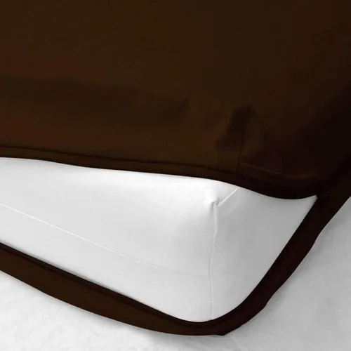 Miniatura 2 de Shreem Linen Sábana bajera ajustable con cremallera, bolsillo profundo de 8 pulgadas, microfibra suave cepillada de calidad de hotel, resistente al