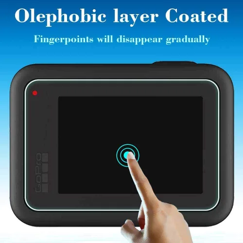 Miniatura 6 de ULBTER Protector de pantalla para cámara GoPro Hero 8 Hero8 negro + protector de pantalla de lente + cubierta de tapa de lente, protector de vidrio