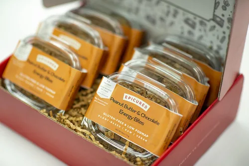 Miniatura 2 de Epicured, Protein Energy Bites, (8 paquetes = 16 barras tradicionales), chocolate con mantequilla de maní