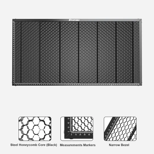Miniatura 4 de Dofiki Cama láser de panal para cortador láser de CO2 P2 y P2S. Cama de corte de panal de acero diseñada para P2/P2S