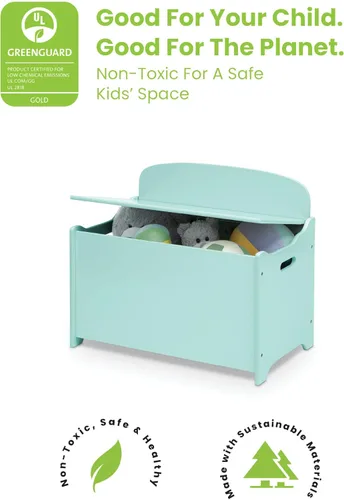 Miniatura 3 de Delta Children MySize Deluxe - Caja de juguetes, color menta
