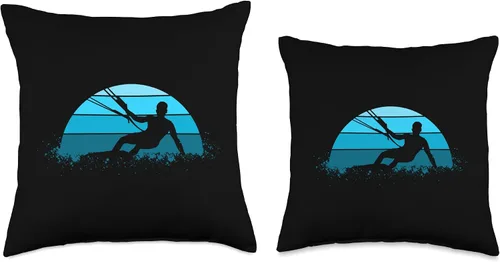 Miniatura 3 de Kitesurf Board Equipment Gifts Kiteboarding Trainer Kite Kitesurf - Almohada de 16.0 x 16.0 in, multicolor