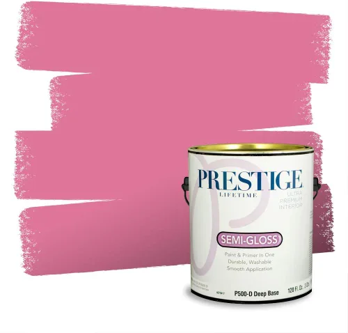 Miniatura 13 de Prestige Paints Pintura exterior e imprimación en uno, 1 galón, plano, coincidencia comparable de Valspar* Amber Rose*
