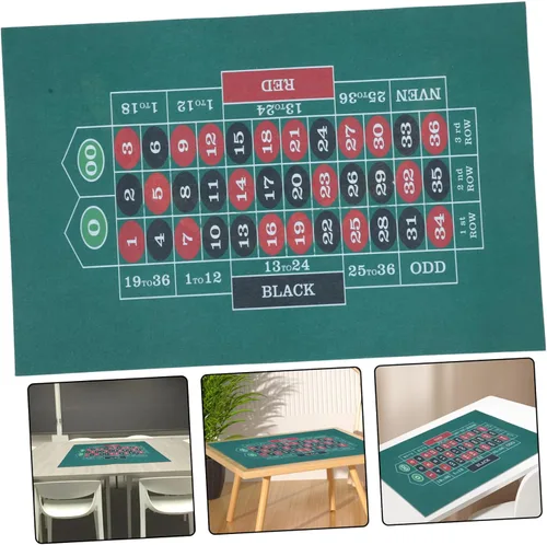 Miniatura 9 de Unomor Cómodo fieltro Poker Table Mat Poker Game Rug Desk Top Pad para póker y juegos de cartas