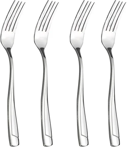 Cand Tenedores de cena de acero inoxidable de 16 piezas, 8 pulgadas