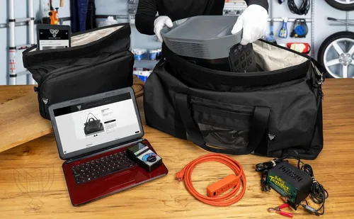 Miniatura 9 de Xtreme Sight Line ~ Xecutive Transport Faraday Bolsa de lona para torres de computadoras y otros dispositivos electrónicos grandes ~ Seguridad
