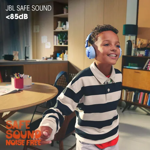 Miniatura 3 de JBL Junior 320BT - Auriculares inalámbricos sobre la oreja para niños con JBL Safe Sound (<85dB), diseñados para niños, control parental con volumen