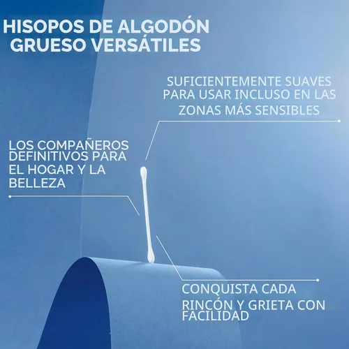 Miniatura 3 de Q-tips Hisopos de algodón, 500 unidades (paquete de 2)