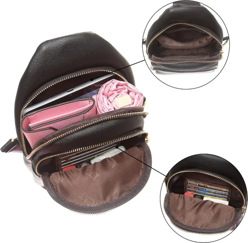 Miniatura 5 de Bolso cruzado pequeño, riñonera para mujeres y hombres, bolso bandolera de cuero para regalos, Estilo5-amarillo, L