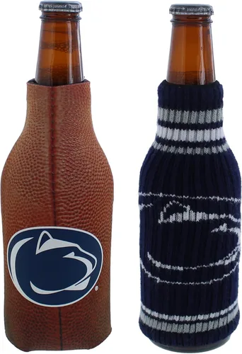 Miniatura 113 de College Team Color Logo Can & Bottle Holder Insulator Beverage Cooler Set