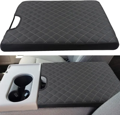 Miniatura 9 de Funda de reposabrazos de consola central para accesorios Ford F150 2015-2026 para F250 F350 F450 2017-2026 con asiento de salto 40/20/40, protección