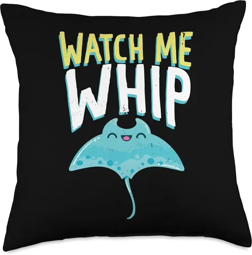 Miniatura 4 de Watches Me Whip Ocean Sea Sting Rays Throw Pillow