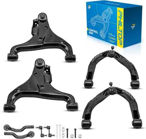 Miniatura 154 de PHILTOP Kit de suspensión delantera de 10 piezas, brazos de control inferiores con juntas de bola, eslabones de extremo de barra estabilizadora