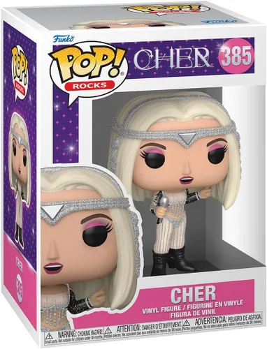 Funko Pop! Rocks: Cher - Living Proof - Glitter - Figura de vinilo coleccionable - Idea de regalo - Producto oficial - para niños y adultos -