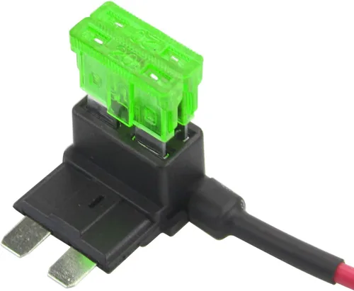 Miniatura 3 de ZOOKOTO Paquete de 5 fusibles adaptador de grifo de 12 V con fusible de cuchilla ATO ATC estándar de 10A APR ATO ATC para coches, camiones y barcos