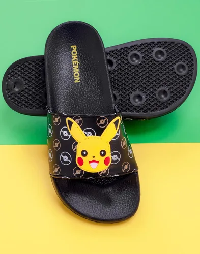 Miniatura 4 de Pokemon Sliders Chicos Niños Pikachu Sandalias Playa Ducha Chanclas
