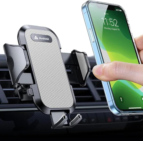 Miniatura 9 de andobil 2026 Soporte para teléfono de coche mejorado para ranura, clip de metal resistente militar para ventilación de teléfono para su automóvil