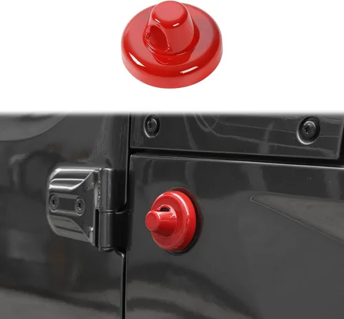Miniatura 8 de Cubierta de base de antena de radio Jeep compatible con Jeep Wrangler 2007-2023 JK JKU JL JLU/Gladiator JT 2020-2023, grano de fibra de carbono