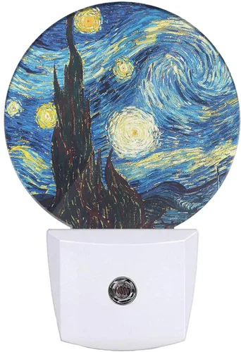 Miniatura 19 de EKOBLA Luz nocturna de árbol de estaciones coloridas enchufable, luz nocturna LED multicolor con sensor automático del atardecer al amanecer