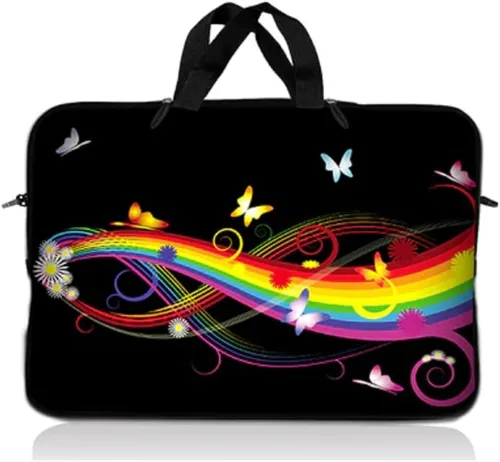Miniatura 96 de Laptop Skin Shop - Funda de neopreno para portátil de 16 a 17,4 pulgadas, con asa, diseño artístico
