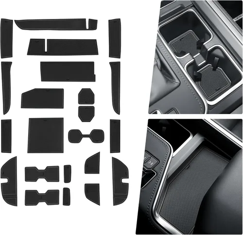 BIBIBO 22 alfombrillas para Lexus GX 550 2024 2025 2025 2025 GX550 (Premium/Lujo/Overtrail), almohadillas de ranura para puerta de automóvil 2024