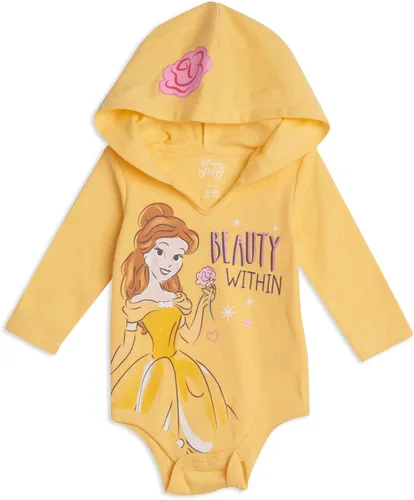 Miniatura 2 de Disney Princess Ariel Cenicienta Princesa Belle - Body de peluche para niñas recién nacidas a bebés
