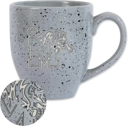 Miniatura 346 de Rico Industries NCAA Virginia Tech Hokies Maroon - Taza de café de cerámica grabada con láser, color del equipo, 16 onzas