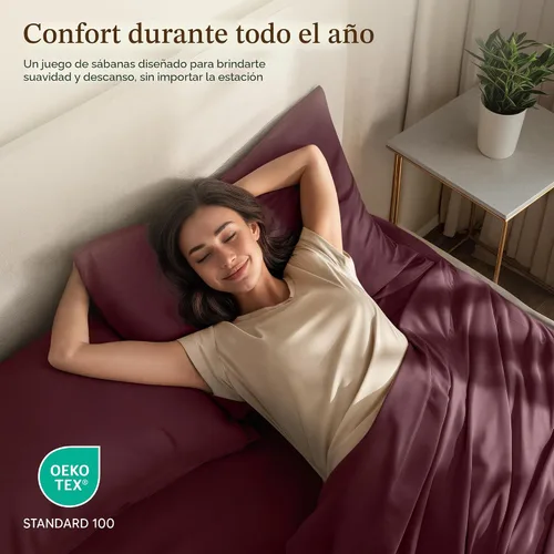 Miniatura 5 de Juego de sábanas queen de Utopia Bedding – Juego de 4 piezas de sábanas para cama tamaño queen, microfibra suave y transpirable, incluye 1 sábana