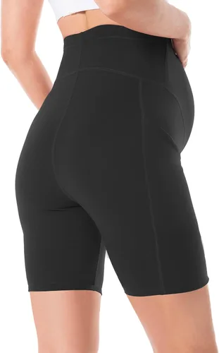 Miniatura 4 de V VOCNI Maternity Biker Shorts Over The Belly Women's Bike Shorts Athletic Workout Yoga Walking Shorts
