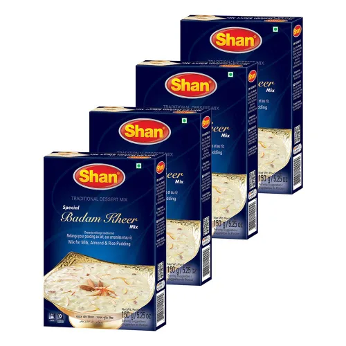 Miniatura 24 de Shan Polvo de crema de mango, 7.05 oz, postre esencial para cualquier ocasión, apto para vegetarianos, bolsa hermética en una caja (paquete de 3)