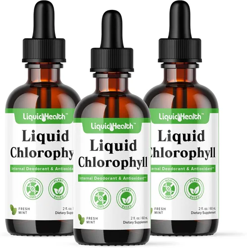 Miniatura 6 de LIQUIDHEALTH Gotas de clorofila líquida, desodorante interno, desintoxicación hepática, apoyo inmunológico, promueve el colágeno para el cabello