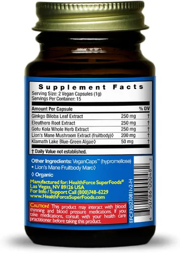 Miniatura 2 de HEALTHFORCE SUPERFOODS CircuForce Brain Power - 30 VeganCaps