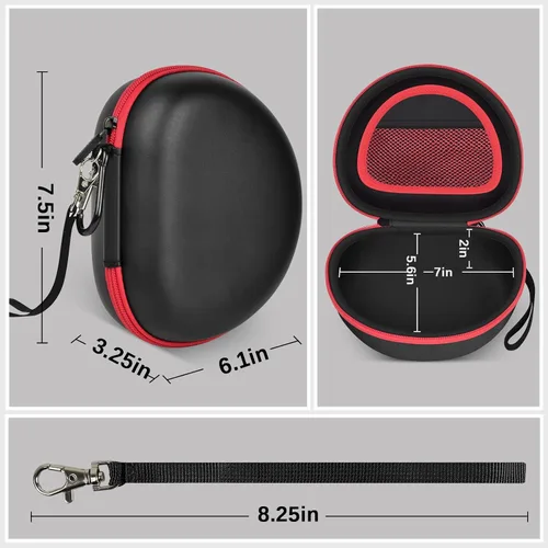Miniatura 4 de Funda para auriculares compatible con Mpow 059, Beats Studio3, Beats Solo3, Solo2, Picun P26, para Elecder i39 y más, auriculares inalámbricos Negro