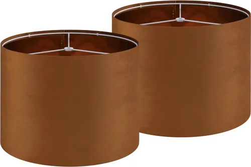 Miniatura 33 de GO&SO Pantallas de Lámpara de Tambor Medianas de Lino Natural de 13" Superior x 13" Inferior x 10" de Alto (Spider) Pantalla Moderna Beige Gris