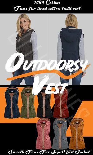 Miniatura 5 de OLLIE ARNES Chaleco Anorak ligero sin mangas para mujer