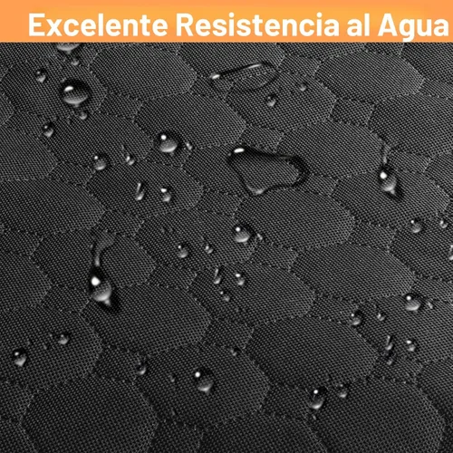 Miniatura 3 de Mancro Funda de asiento de automóvil para perro para asiento trasero, 2026 mejorada 600D, resistente, impermeable y resistente a los arañazos, Negro