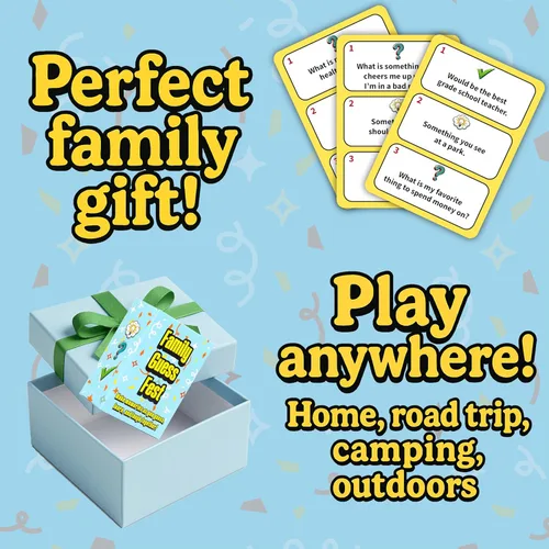 Miniatura 5 de Family Guess Fest – El Juego de Grito Familiar para Niños y Adultos - Diversión en la Sala de Estar - Juego de Adivinanzas para Niños, Adolescentes